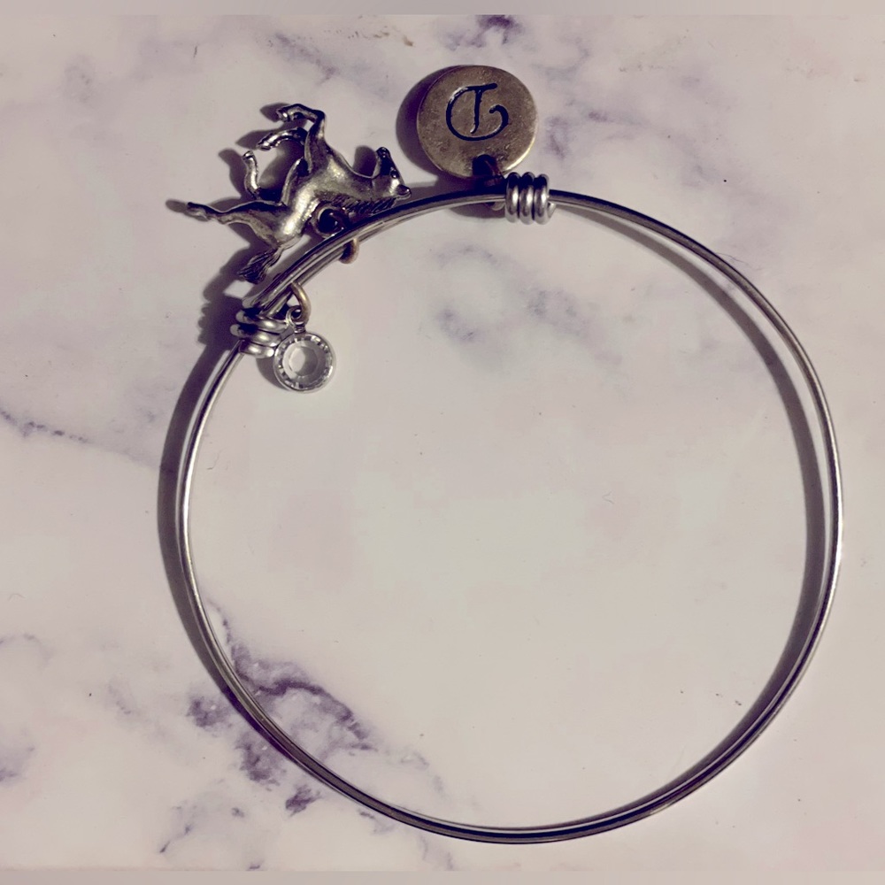 Custom D bracelet